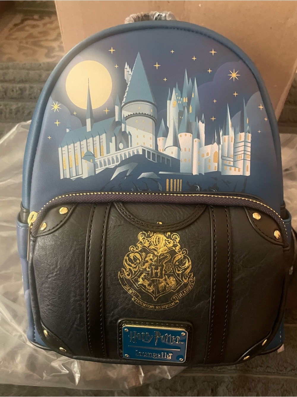 Loungefly Harry Potter Hogwarts Castle Suitcase Mini Backpack - BoxLunch Exclusi